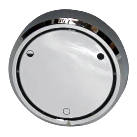 Westbrass Patented Deep Soak Bathtub Overflow Cover for Luxury Spa Style Bathing, Polished Chrome D493CHM-26
